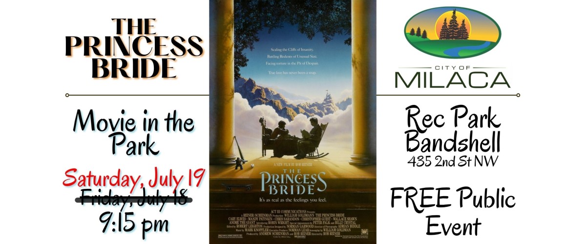 The Princess Bride Movie in the Park Rev
