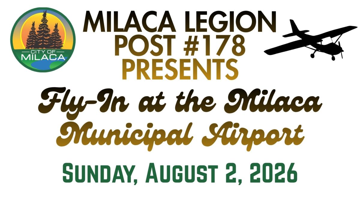 Plane City of Milaca Logo